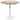 vidaXL Bistro Table Light Brown/Dark Brown MDF