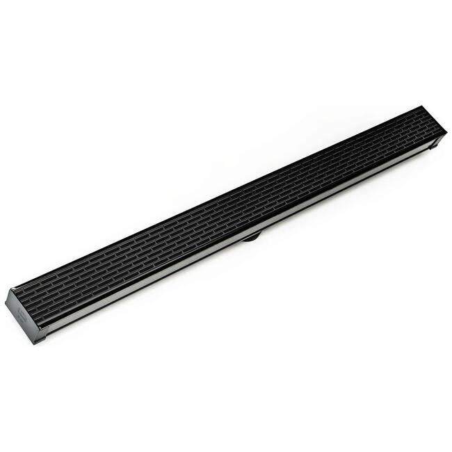 Infinity Drain S-LT 6572 72" Site Sizable Stainless Steel Low Profile - Matte Black