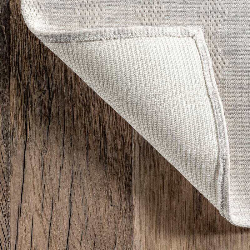 Nuloom Fae SpinClean Geometric Shapes Machine Washable Area Rug