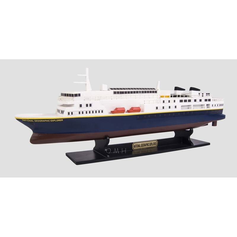 National Geographic Explorer Small 12 Inches L Cruiseship model - Multi-Color