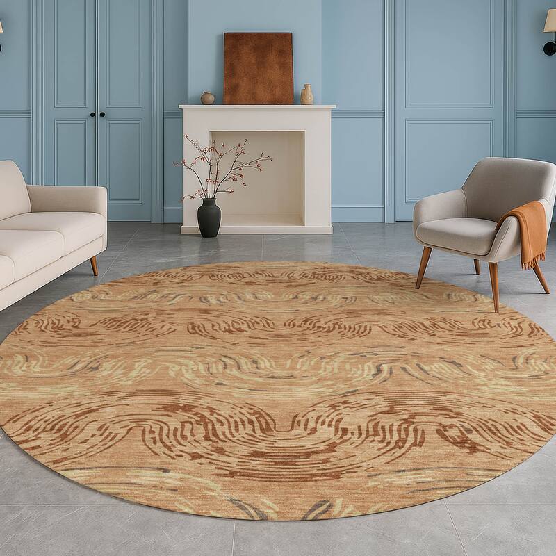 Machine Washable Indoor/ Outdoor Modern Ari Chantille Rug