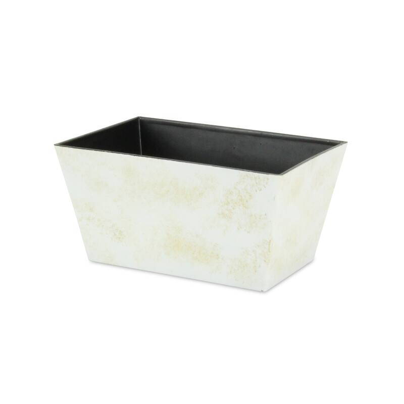 Harper 8.25 Inch Rectangular Tapered Plastic Pot