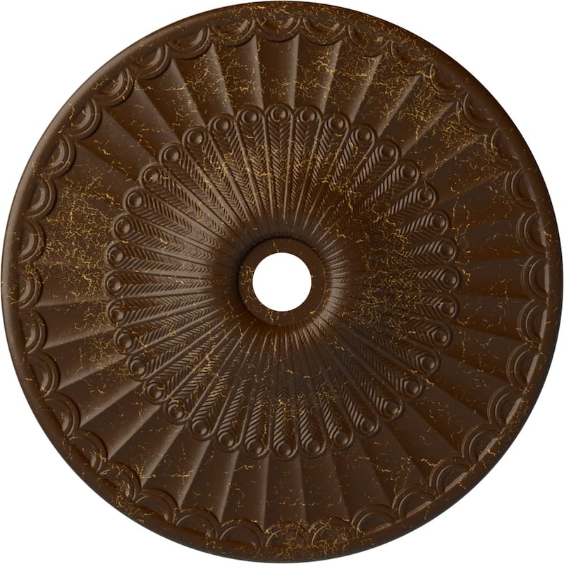 36 5/8"OD x 3 5/8"ID x 2 3/8"P Galveston Ceiling Medallion