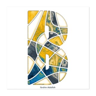 Letter B Digital Pattern Patterns Art Print/Poster - Bed Bath & Beyond ...