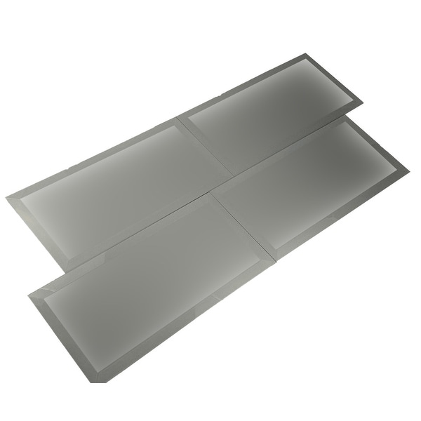 Miseno MT-WHSFEM0816-JO Frosted Elegance - 8" x 16" Rectangle Wall Tile - Matte Visual - Gray
