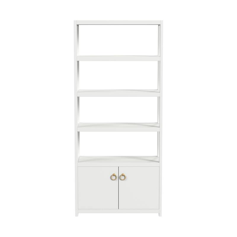 Lark 4-Tier Etagere Bookcase Cabinet
