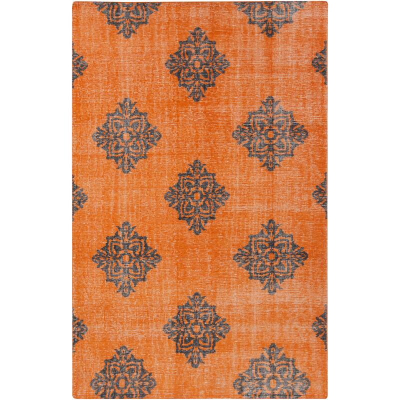 Crediton Hand-knotted Contemporary Wool Area Rug