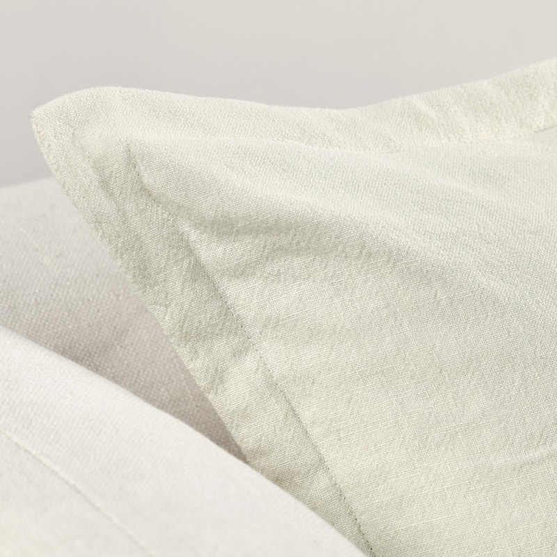 Amy Linen 22-inch Square Throw Pillow, by Kosas Home