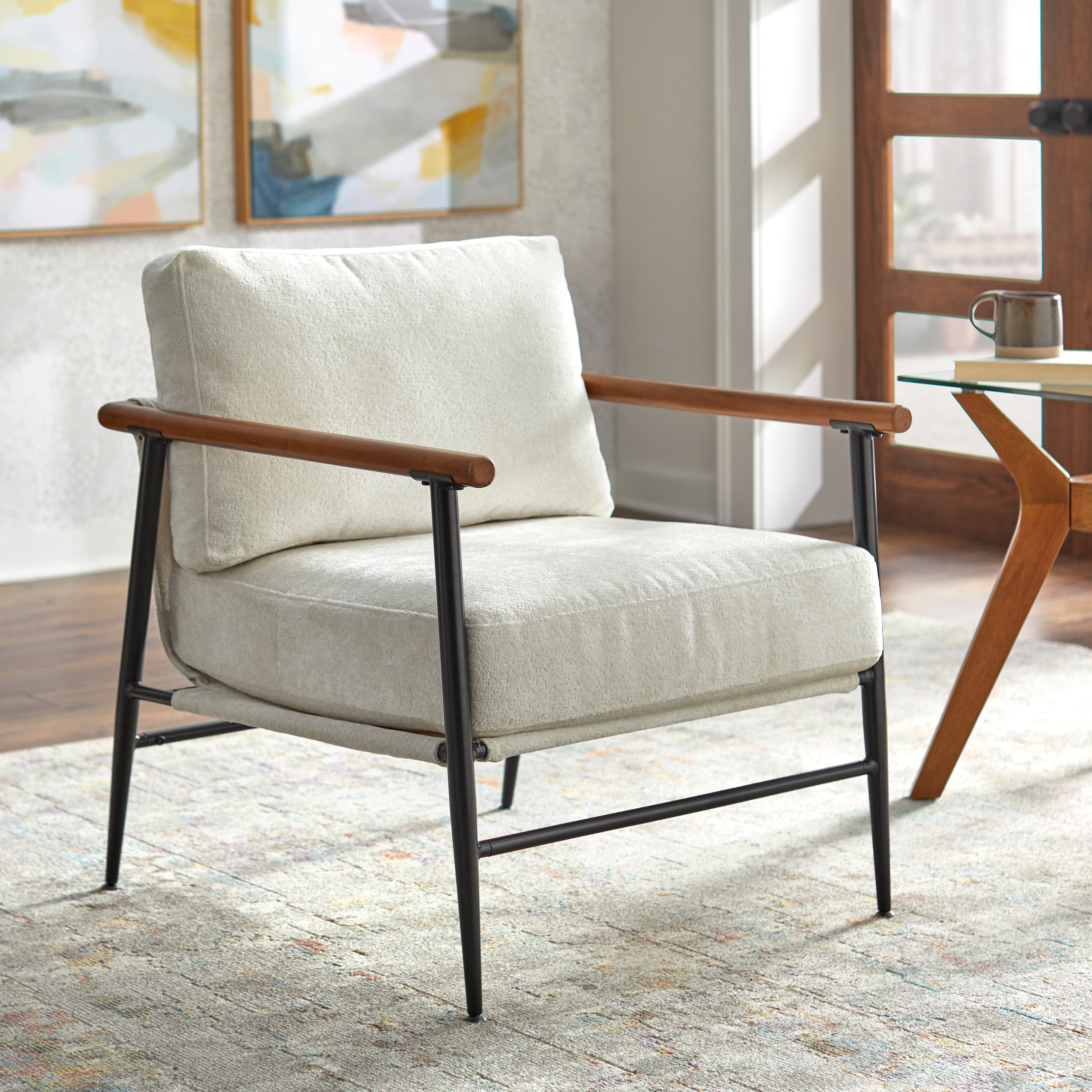 Overstock mid century modern chair on sale