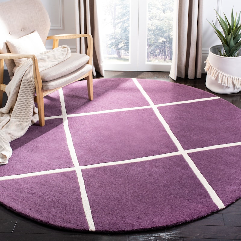 SAFAVIEH, Handmade Chatham Ezzelina Modern Moroccan Wool Rug