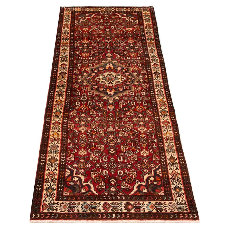 Andelz Red Rug 3'5" x 10'4" - 3'5 x 10'4