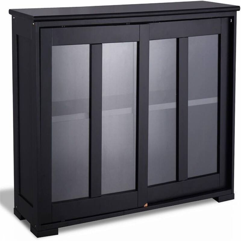 Stackable Buffet Storage Sideboard - 41.9"D x 13"W x 24.5"H