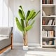 preview thumbnail 16 of 15, Enova Home Realistic Artificial Banana Tree in Nursery Pot for Indoor and Outdoor Decoration