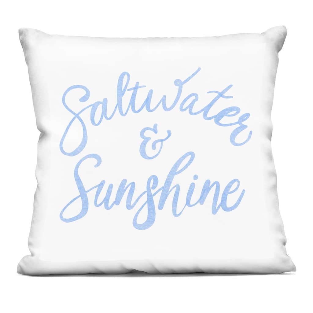 Stupell Minimal Saltwater & Sunshine Decorative Printed Throw Pillow Design by SunDance Group; LLC