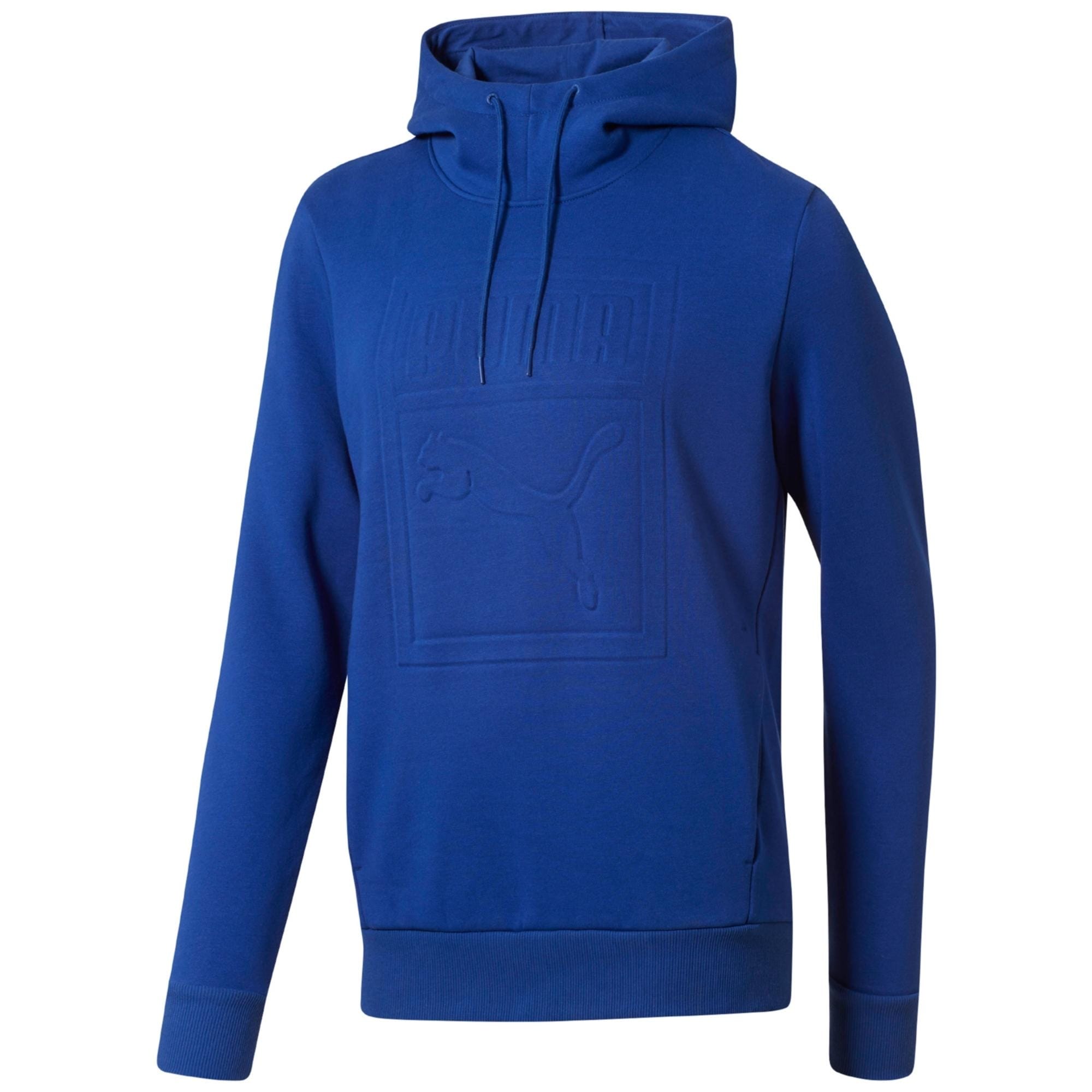 mens blue puma hoodie