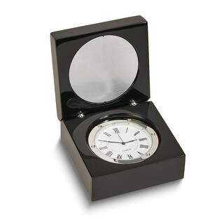 Creative Gifts International - Square Wood Box With Clock