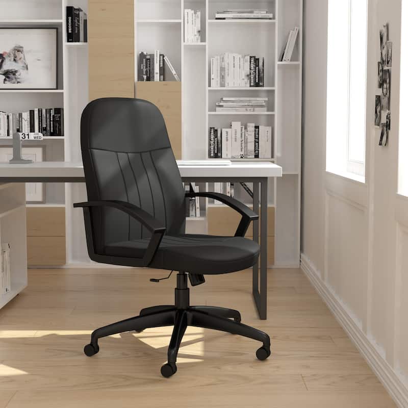 Boss Mid Back Fabric Managers Chair In Black