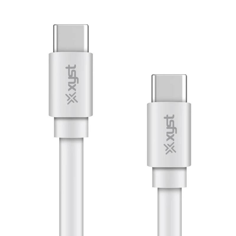 Xyst Flat USB-C to USB-C Charge and Sync Cable 4Ft
