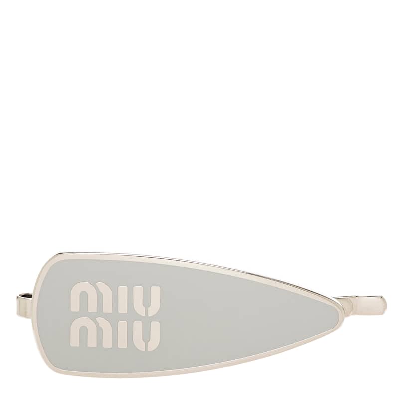 Miu Miu Hair Clip - White