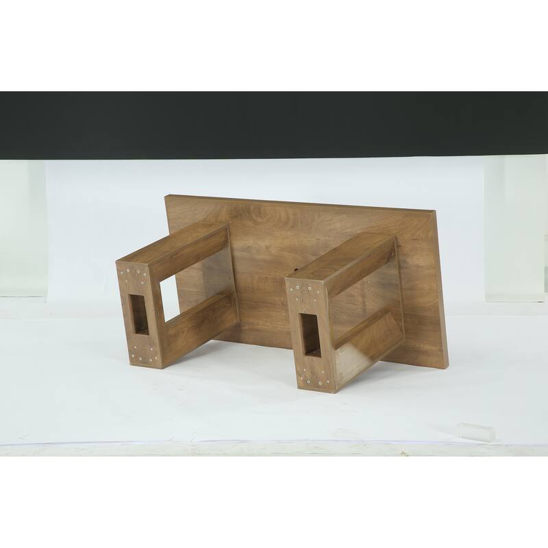62.99" Home Office Desk, Large Farmhouse Executive Desk, Computer Table for Office