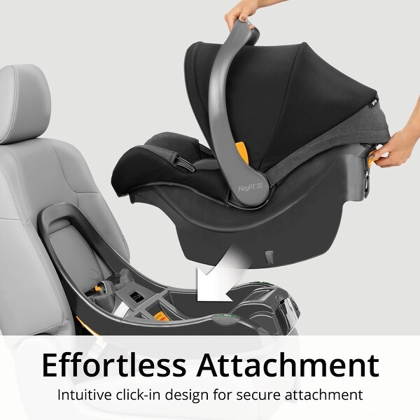 Chicco KeyFit 35 Zip ClearTex Infant Car Seat, Ash - Bed Bath