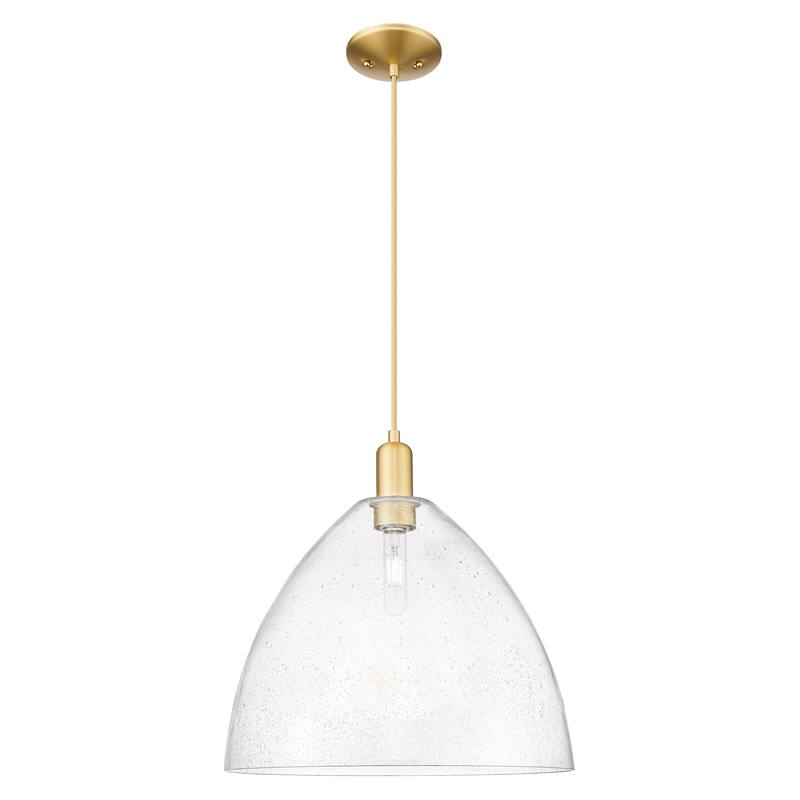 Innovations Lighting Endless Possibilities Arcadia - Bristol - 1 Light 16" Cord Hung Mini Pendant - Satin Gold/Seedy