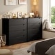 preview thumbnail 4 of 8, 3/4/5/6 Drawer Dresser, Chest of Drawers with Large Storage, Tall Dresser and Organizer Wooden Cabinet