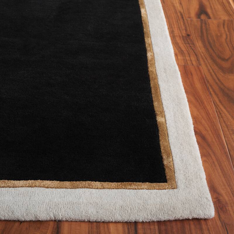 SAFAVIEH Handmade Fifth Avenue Abla Border Design Wool Rug