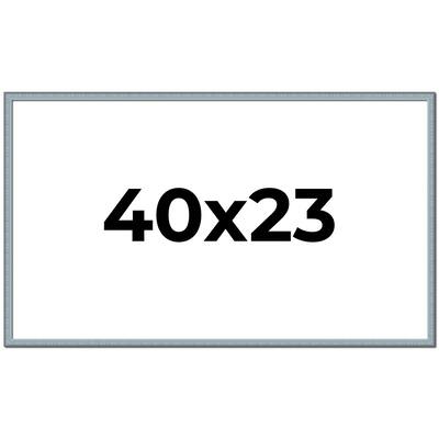 40x23 Frame Rustic Sky Blue Solid Wood Picture Frame | 0.75 Inch