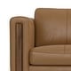 preview thumbnail 7 of 15, WYNDENHALL Hillcrest Modern, Contemporary 62 inch Wide Sofa in Genuine Leather