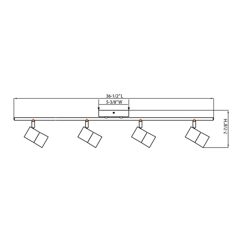 Gramercy 1-light Satin Nickel and White LED Fixed Rail, Frosted Clear Glass Shade - Satin Nickel