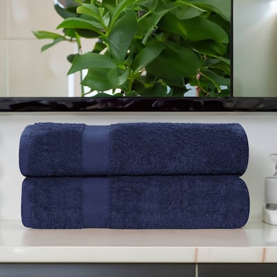 Superior Franklin Cotton Lightweight Bath Sheet Set of 2