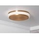 preview thumbnail 8 of 16, AFX Eris LED Flush Mount Light 14" - Light Antique Brass