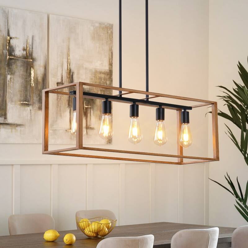 Kitchen Island Chandelier Dining Room Light Fixtures Over Table - 5-Light