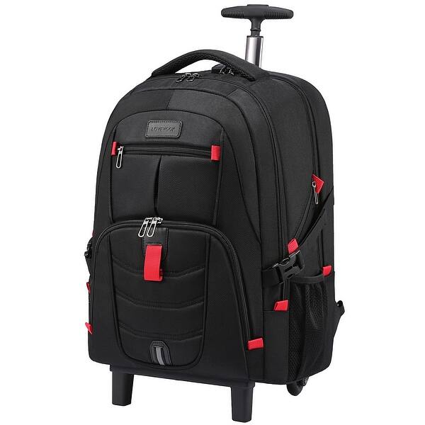 Rolling Laptop Backpack with Wheels, Waterproof Travel Carry On Business  Backpack for Men, Fits 17 inch (17 inch, Red) - Bed Bath & Beyond - 42714454