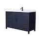 Option Dark Blue / White Quartz Top / Matte Black