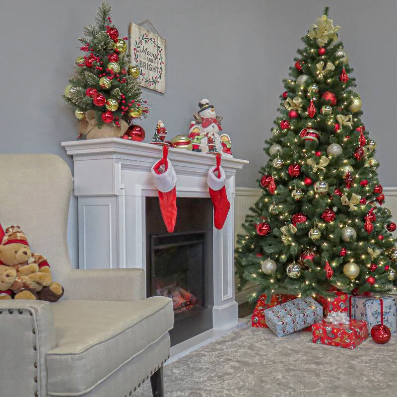 National Tree Company 6.5 ft. Prelit North Valley Christmas Tree - 6.5 Foot