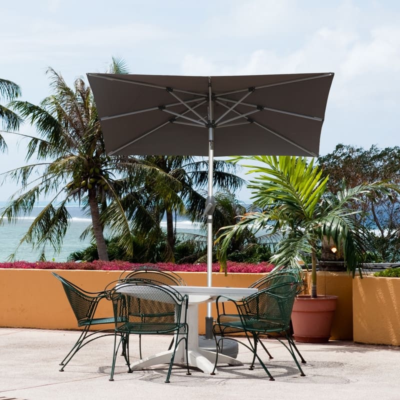 Domi Outdoor Living 6' x 4' Tilt Aluminum Patio Umbrella