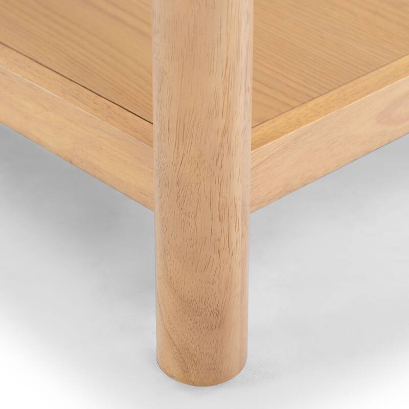 SAFAVIEH Couture Jaylessa Wood 1 Drawer End Table - 24"W x 24"D x 24"H