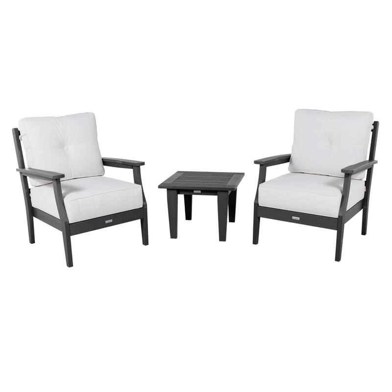 HIGHWOOD Lehigh 3-Piece Deep Seating Chair Set - Bliss Linen