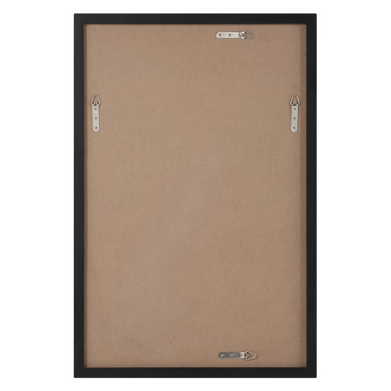 Renwil Agata 36" H x 24" W Wall Mirror, Black