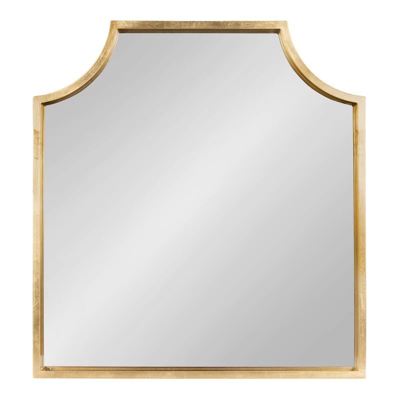 Kate and Laurel Travis Scalloped Arch Framed Wall Mirror