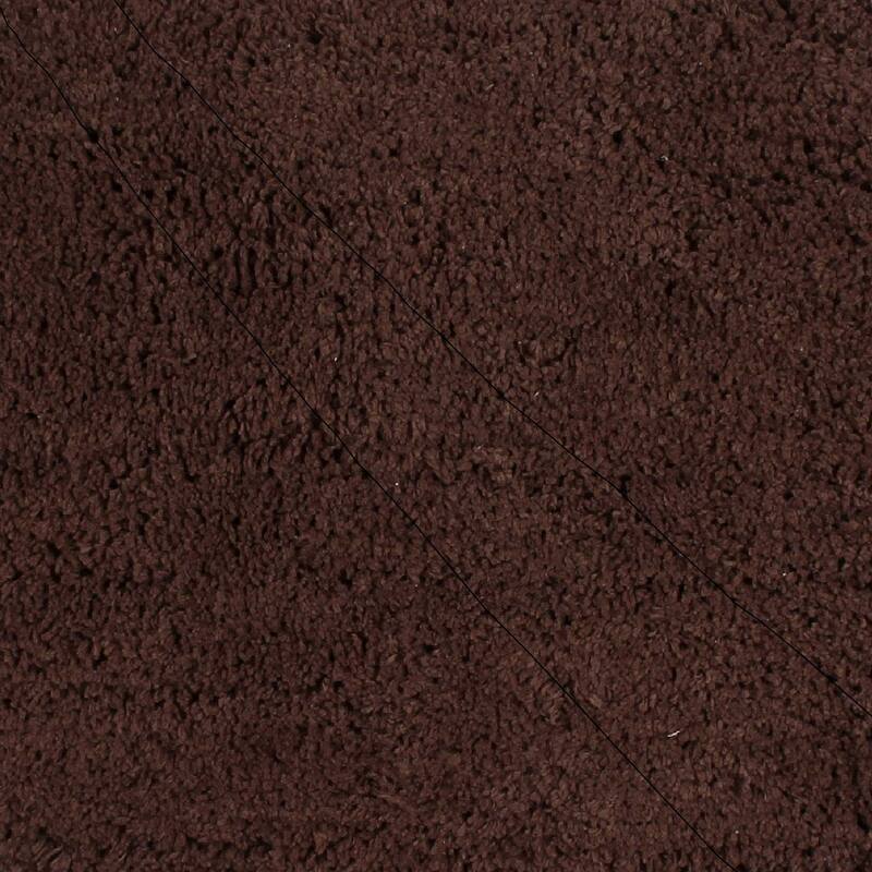 Allure Collection 100% Cotton Non-Slip Bathroom Rug Set, 3 Piece Machine Washable- Bathroom Rug, Bath Rug, U Shaped Contour