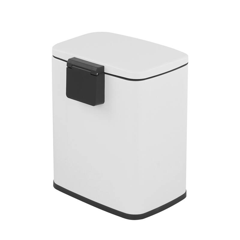 Innovaze 5.3 Gal./20 Liter Rectangular Stainless Steel step-on Trash Can for kitchen