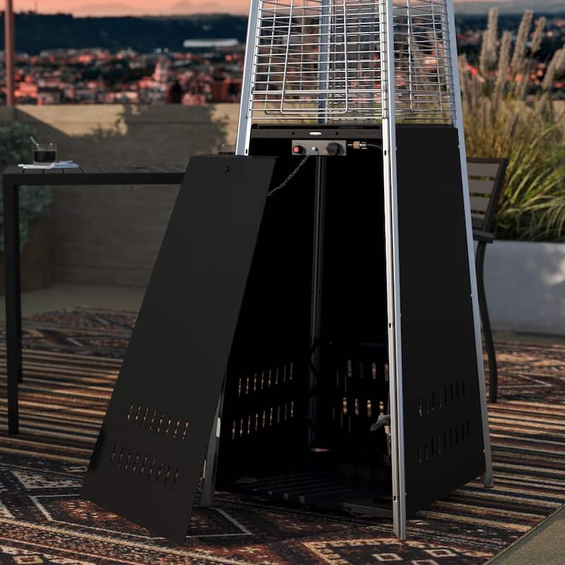 Outdoor Patio Heater - 7.5 Feet Round Steel Patio Heater - 42,000 BTU's