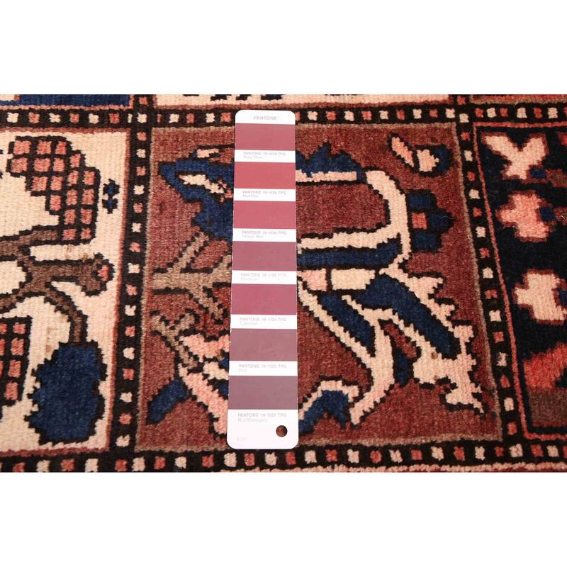 ECARPETGALLERY Hand-knotted Kayseri Vintage Dark Red Wool Rug - 4'10 x 9'8