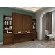 preview thumbnail 24 of 26, Brentwood Queen Murphy 2-pier Desk Bed