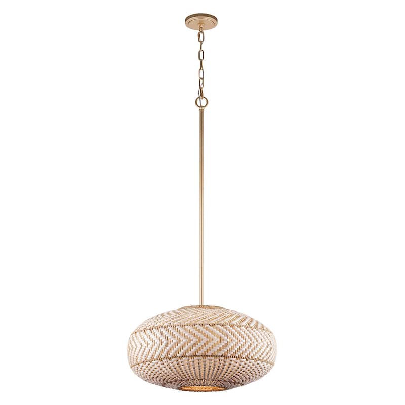 Zanzibar 4 Light Soft Gold Pendant