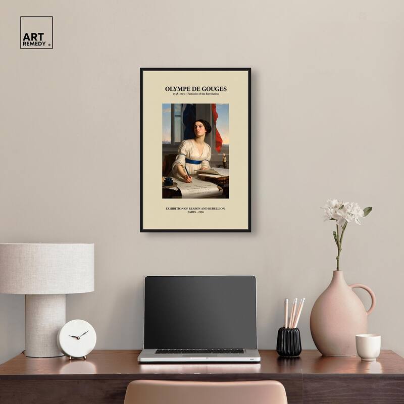 Intellectual Olympe Canvas by Art Remedy