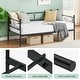 preview thumbnail 18 of 24, Heavy Duty Metal Daybed With Trundle Platform Sofa Bed for Bedroom